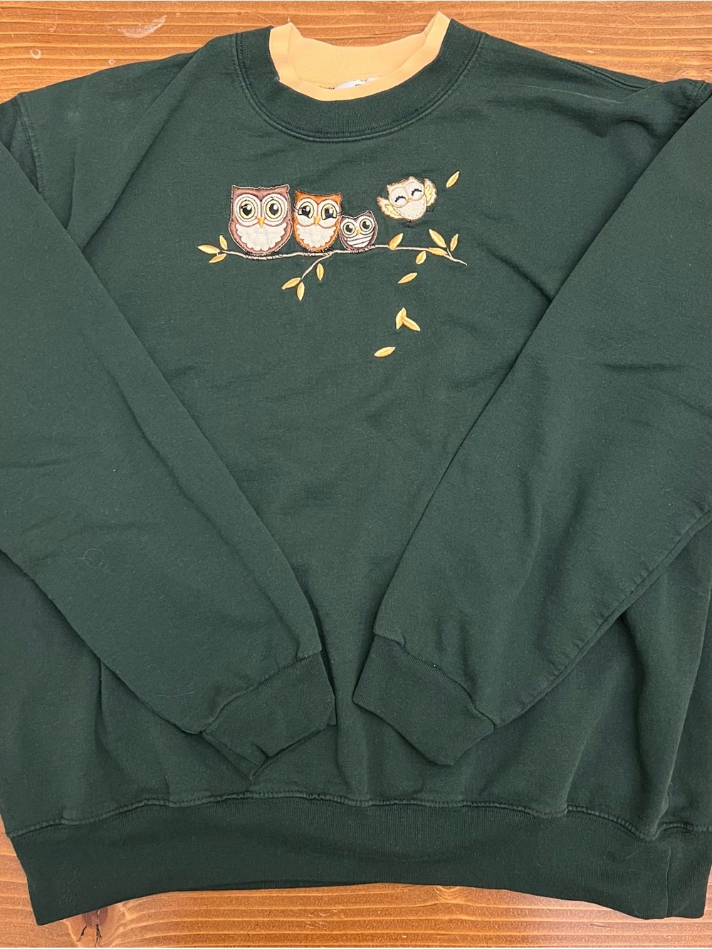 90’s Crew Neck Owl Sweater